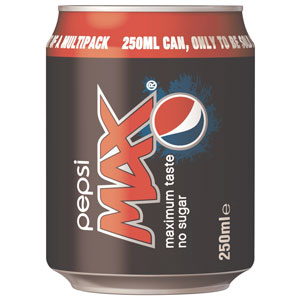 250ml Pepsi Max can