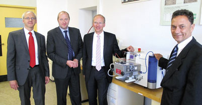Handover of a Brabender® measuring mixer