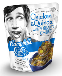 Campbell's Go(R) soups, the company's first soups packaged in flexible pouches in the U.S., is one of two Campbell product lines honored with a prestigious DuPont Award for Packaging Innovation. (Photo: Campbell Soup Company) 