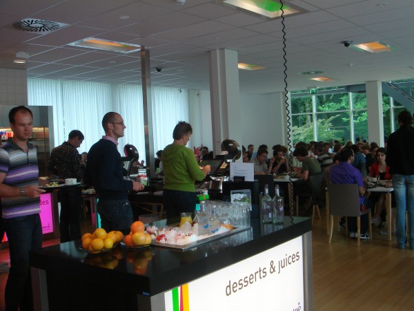 Figure 4 Restaurant of the Future (Wageningen UR) used for the study of consumer acceptance of orange juice