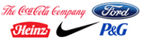 Coca-Cola Company, Ford Motor Company, H.J. Heinz Company, NIKE, Inc. and Procter & Gamble