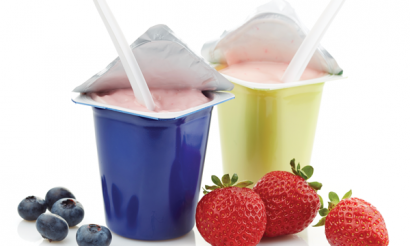 For yoghurt products barrier laminated materials are desirable