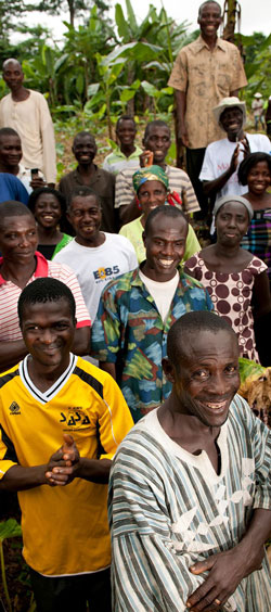 Ghanaian farmers