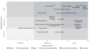 nestle materiality matrix