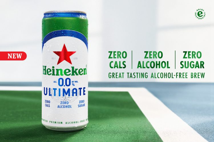 Heineken launches 0.0 Ultimate alcohol-free beer with zero calories and zero sugar