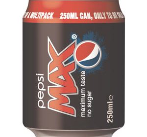 250ml Pepsi Max can