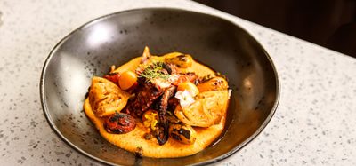 A colourful dish depicting ADMs flavours and colour trends