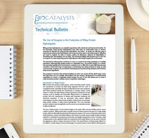 Enzymes for producing Whey Protein Hydrolysates