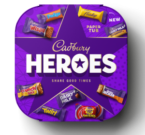 Mondelēz and Tesco trial Cadbury Heroes paper tubs in sustainable packaging push