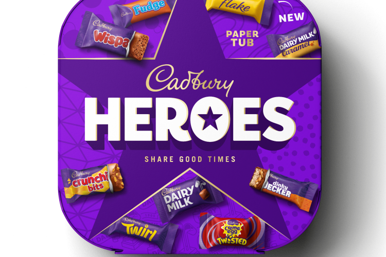 Mondelēz and Tesco trial Cadbury Heroes paper tubs in sustainable packaging push