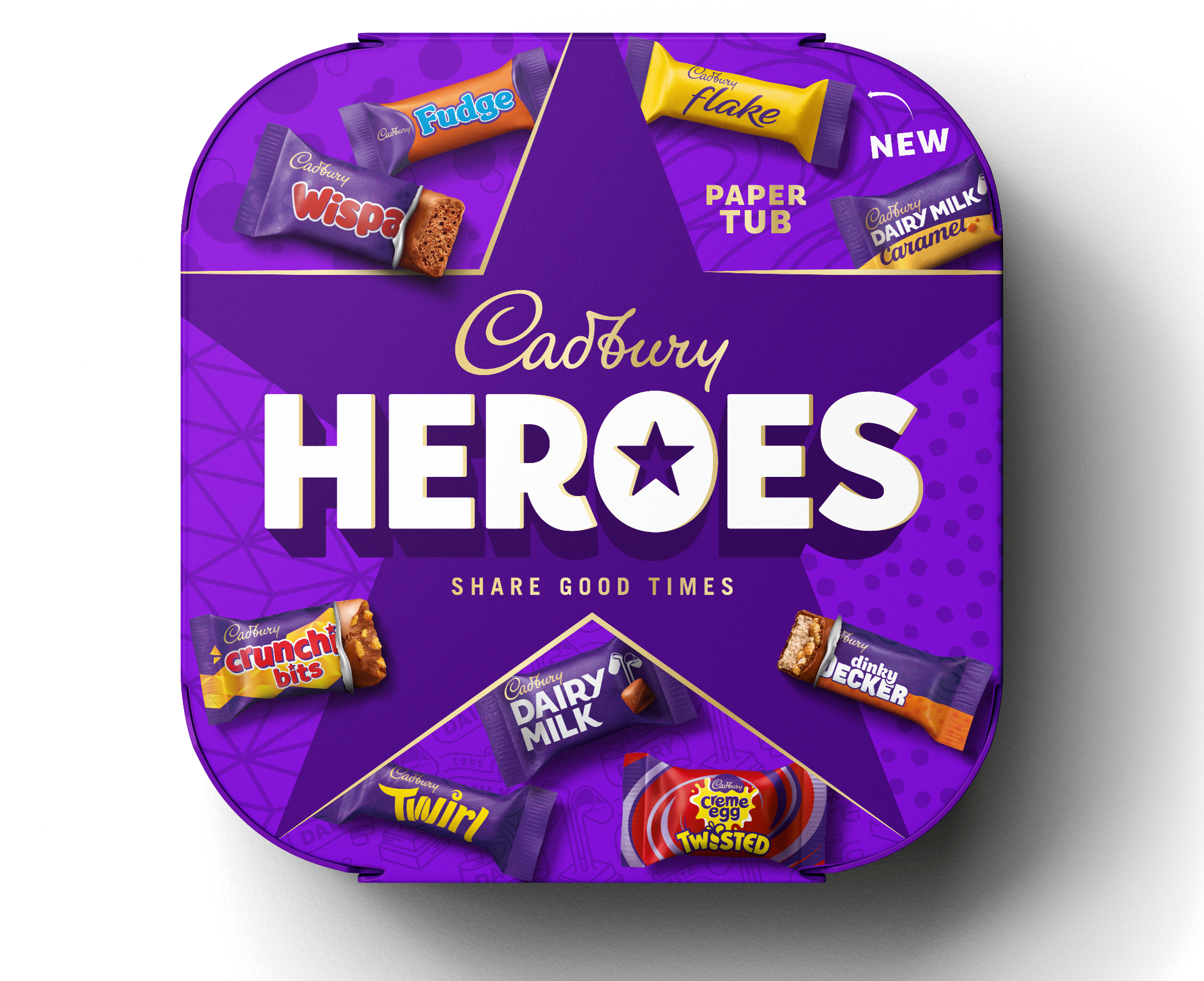 Mondelēz and Tesco trial Cadbury Heroes paper tubs in sustainable packaging push