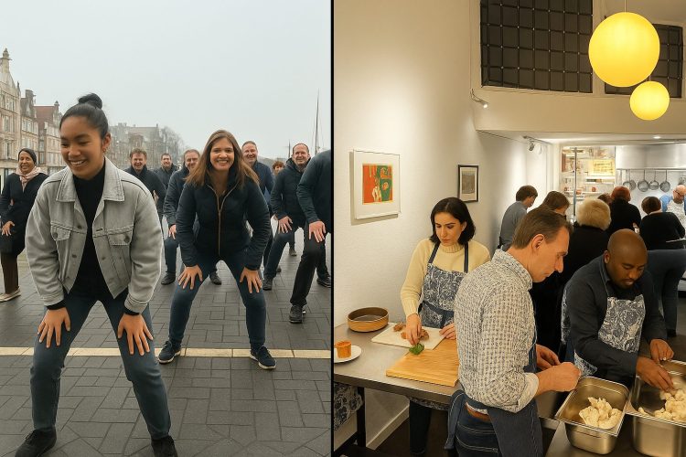 EFF-CoP project partners in team-building activities