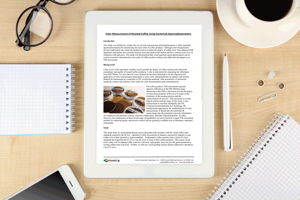 Color-measurement-of-roasted-coffee-using-HunterLab-spectrophotometers