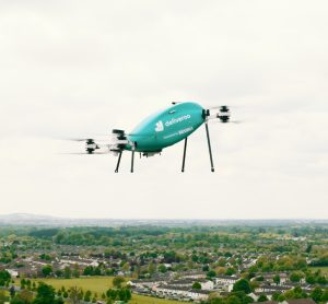 Deliveroo takes to the skies with drone delivery trial in Dublin