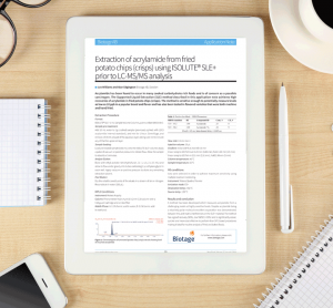 Extraction-of-acrylamide-from-fried-potato-chips-(crisps)-using-ISOLUTE-SLE-prior-to-LC-MSMS-analysis