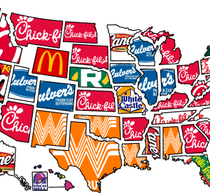 fast food map