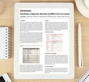 Quantification of Glyphosate, Glufosinate, and AMPA in food