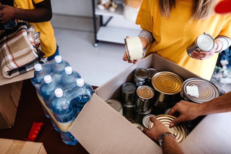 food bank parcels