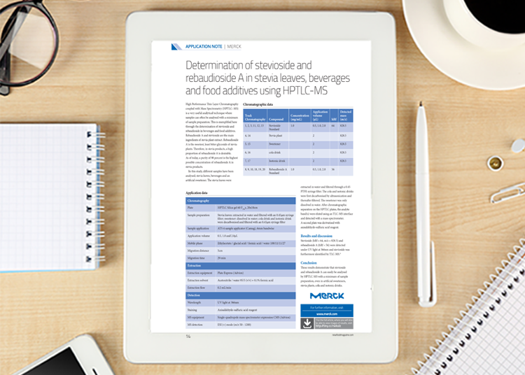 Merck app note