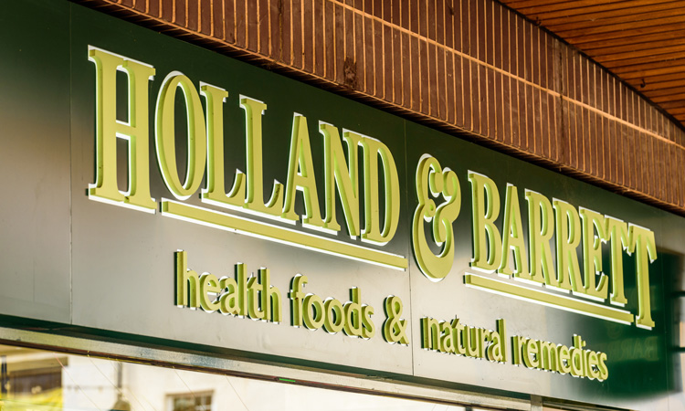 Holland and Barrett shop front