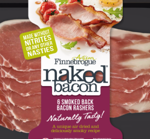 Naked bacon free of nitrites