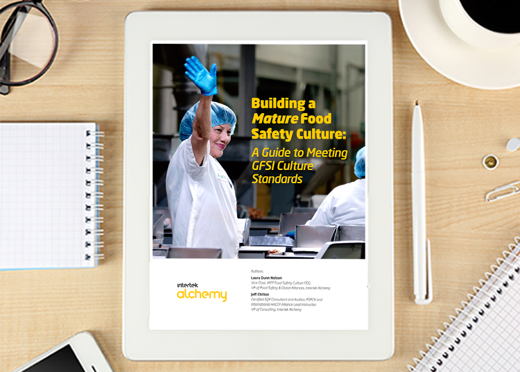 Intertek - Building a mature food safety culture