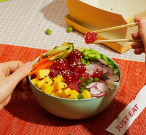 Just Eat develops "world's first" biodegradable seaweed takeaway box
