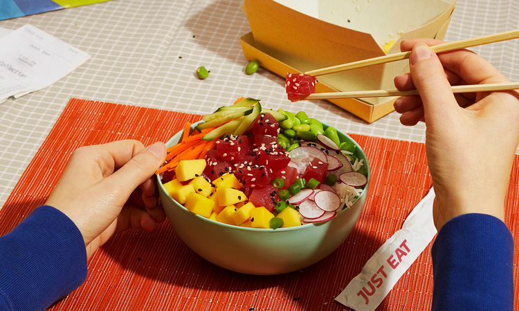 Just Eat develops "world's first" biodegradable seaweed takeaway box