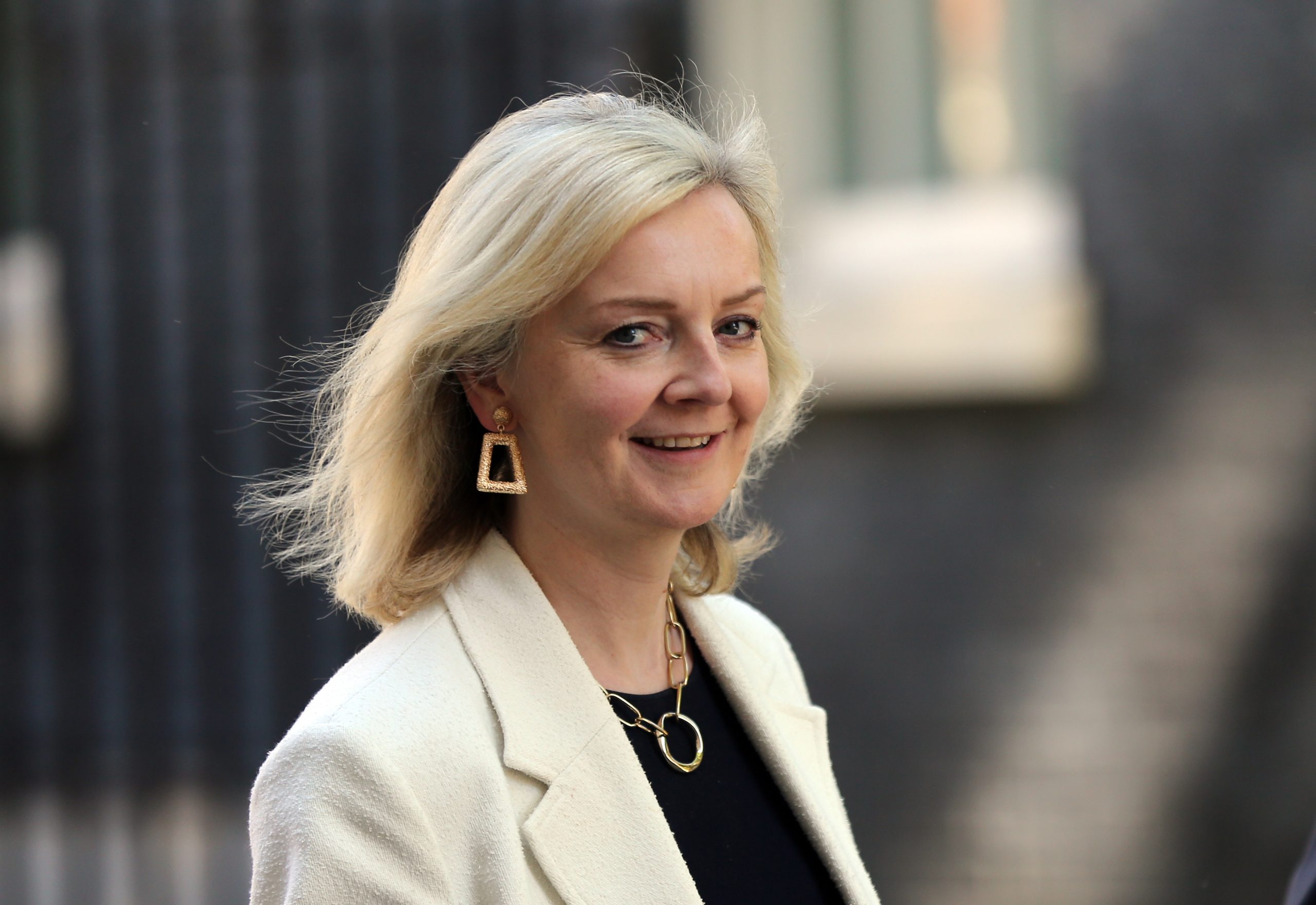 Liz Truss smiling