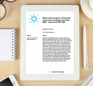 Multiresidue Pesticide Analysis avocado