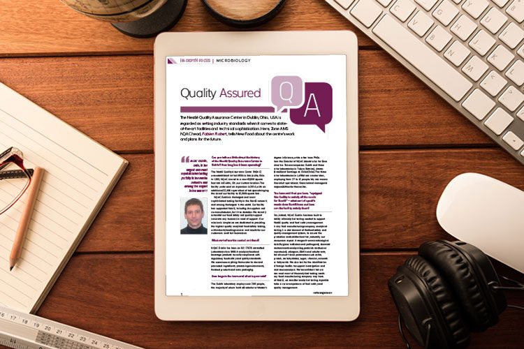 Quality assurance article from Nestle