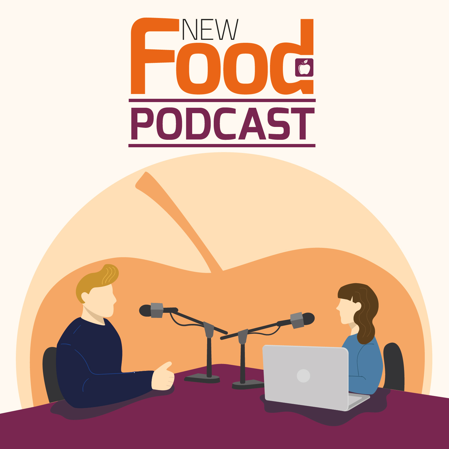 The New Food Podcast logo