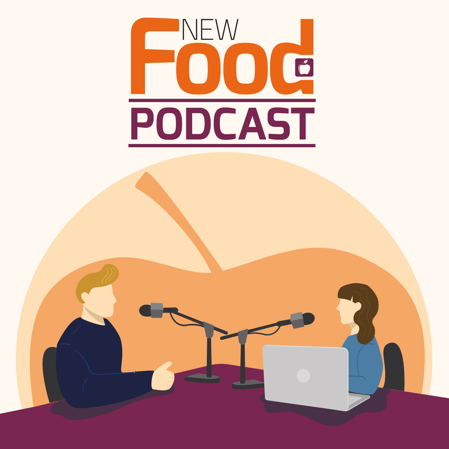 New Food podcast logo