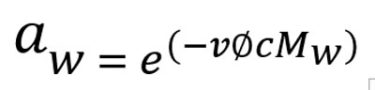 Novasina equation