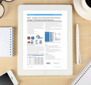 ONET-–-Bruker’s-new-software-for-administration-of-large-FT-NIR-spectrometer-networks