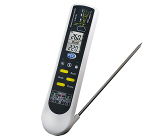 HACCP temperature meter PCE-IR 100 for contact and non-contact measurement