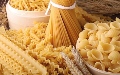 Pasta extrusion: Precooked and gluten free products