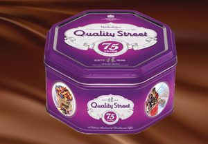 Quality Street: An example of enrobed confectionery