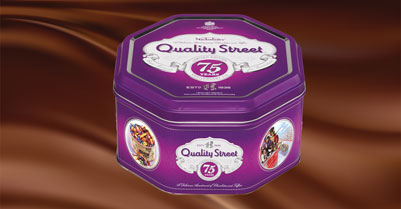 Quality Street: An example of enrobed confectionery