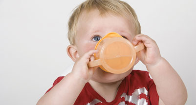 Reducing sugar and sweetness in products intended for infants