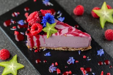 Stem & Glory raspberry 'cheese'cake