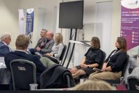 Reformulation realities. From left to right: Andrea Cattaruzza of AndCat; Michael Adams of Campden BRI; Joanne Burns of FDF Scotland; Fleur Key of Costa Coffee; and Joanne Lunn of Waitrose.