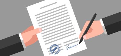 signing contract