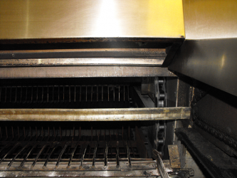 Improving oven chain lubrication