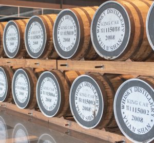 Kavalan whisky barrels