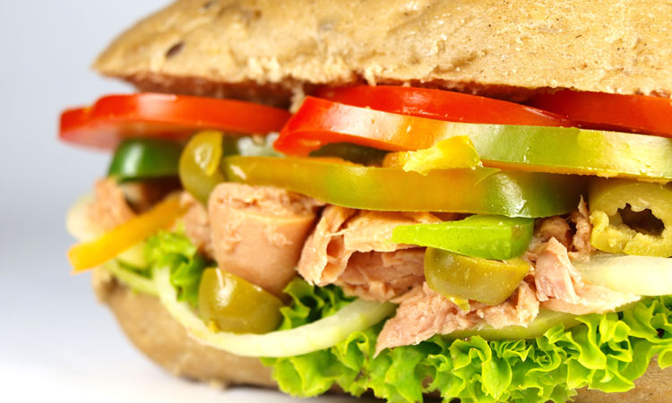 Tuna Subway sandwich