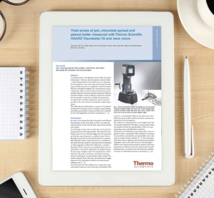 Thermo Fisher V-272-e Yield stress of jam