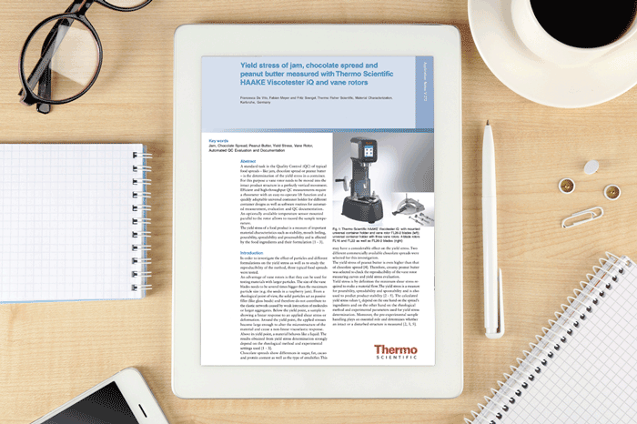 Thermo Fisher V-272-e Yield stress of jam