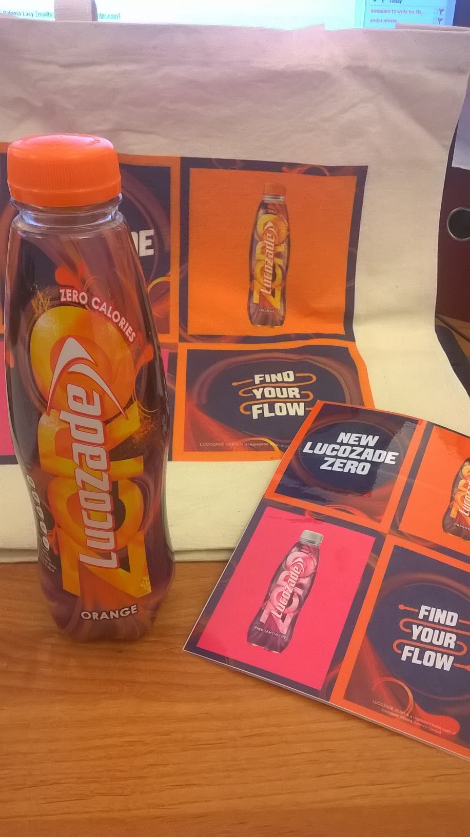 Lucozade Zero, New Food