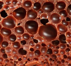 Aerated chocolate